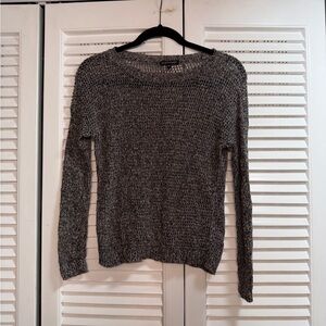 Eileen Fisher Charcoal Knit Sweater